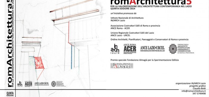 RomArchitettura 2014 – SPECIALE FONDAZIONE ALMAGIÀ PER LA SPERIMENTAZIONE EDILIZIA