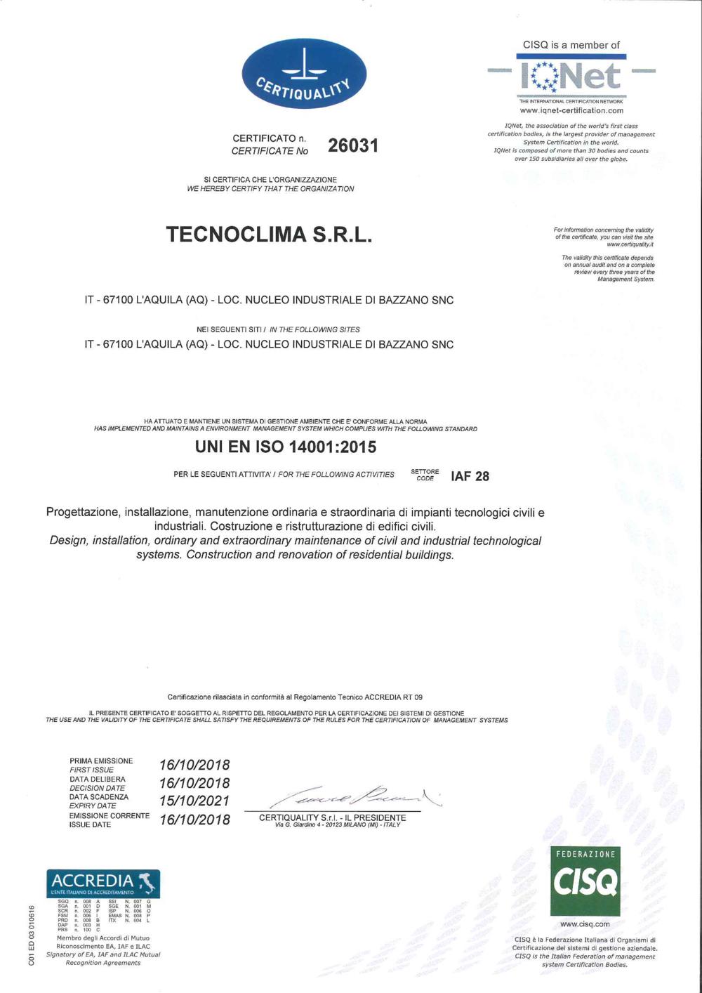 ISO 14001