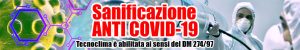 Sanificazione anti covid-19